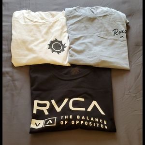3 Rvca tshirts